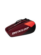 Dunlop CX Club 10er Racketbag red/black