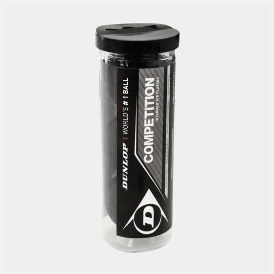 Competition Squash Ball 3Ball Tube - Yellow dot