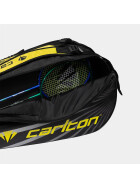 C AC TEAM 2 COMP RACKET BAG BLK/YLW