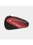 C AC PRO 2 COMP RACKET BAG BLK/RED
