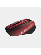 C AC PRO 2 COMP RACKET BAG BLK/RED