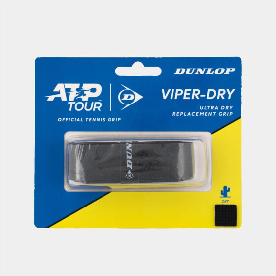 ATP VIPER-DRY REP GRIP BLK 1PC BLISTER