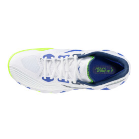 MIZUNO SHOE WAVE ENFORCE TOUR CC White/Dazzling Blue/LightYellow