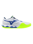 MIZUNO SHOE WAVE ENFORCE TOUR CC White/Dazzling Blue/LightYellow