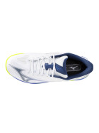 MIZUNO SHOE WAVE EXCEED COURT CC White/Dazzling Blue/LightYellow