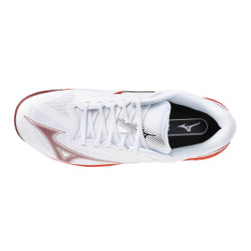 MIZUNO SHOE WAVE EXCEED COURT CC Fiery Red/White/Sun-Dried Tomato