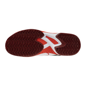 MIZUNO SHOE WAVE EXCEED COURT CC Fiery Red/White/Sun-Dried Tomato
