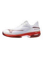 MIZUNO SHOE WAVE EXCEED COURT CC Fiery Red/White/Sun-Dried Tomato