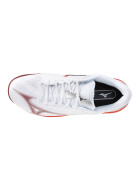 MIZUNO SHOE WAVE EXCEED COURT CC Fiery Red/White/Sun-Dried Tomato