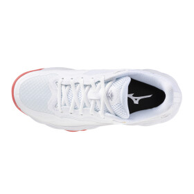 MIZUNO SHOE WAVE ENFORCE COURT CC WOS White/Pinkesque/Barbados Cherry
