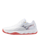 MIZUNO SHOE WAVE ENFORCE COURT CC WOS White/Pinkesque/Barbados Cherry