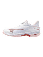 MIZUNO SHOE WAVE EXCEED COURT CC WOS White/Pinkesque/Barbados Cherry