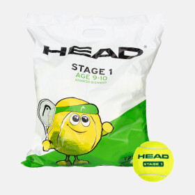 HEAD STAGE 1 Green 72 Tennisbälle