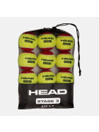 HEAD STAGE 3 RED Tennis Balls - Box of 16 packs