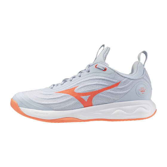 Mizuno Wave Luminous Elite Women BlueFinch/LavaOrange/FlamingoCoral