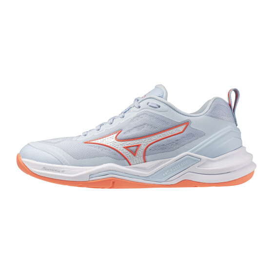Mizuno Wave Stealth Elite Women Blue Finch/White