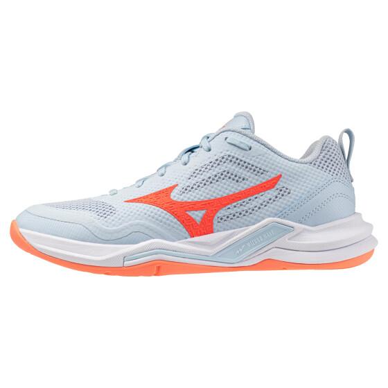 Mizuno Wave Stealth Pro W / blue finch/lava orange
