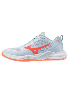 Mizuno Wave Stealth Pro W / blue finch/lava orange