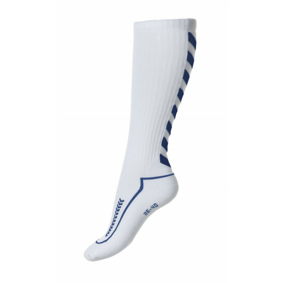 Advanced Indoor Socken lang / white-true blue