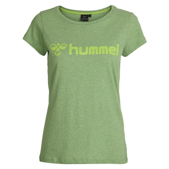 Classic Bee Baumwoll-T-Shirt Damen green flash melange