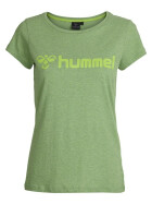 Classic Bee Baumwoll-T-Shirt Damen green flash melange