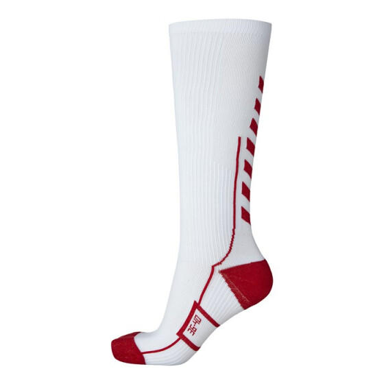 Hummel Tech Indoor Sock LONG / white-true red